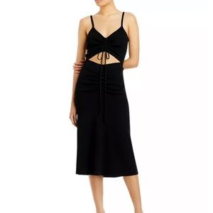 Worn Once! LUCY PARIS ‘Korii Cut Out Ribbed Knit Midi’ Dress
